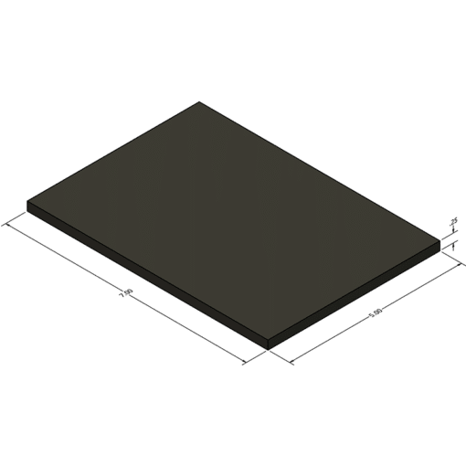 Conductive ESD Foam MC-0507CFS used for static protection in packaging and storage.