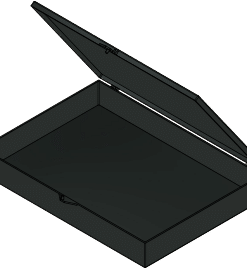 Secure ESD IC Component Box MC-0507C with hinged design for advanced static protection during storage and transport.