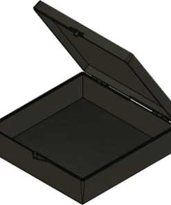 ESD IC Component Box MC-4550C with a hinged design, providing top-tier ESD protection for delicate electronic components during storage and transport.