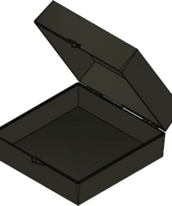 ESD IC Component Box MC-4560C with a hinged design, offering advanced ESD protection for sensitive electronic components during storage and transport.