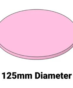 Soft Wafer Cushion MC-125AFD – 125mm diameter 6.35mm thick foam cushion for wafer systems