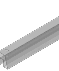 Antistatic Shipping Tube MC-300HAS95 securely housing integrated circuits to protect against static discharge during transit