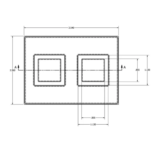 MC-76121 Conductive Tray Insert for 24mm x 24mm PQFP - Image 2