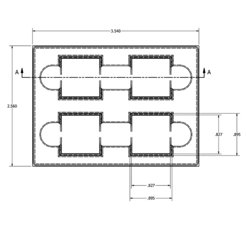 MC-76221 Conductive Tray Insert for 169 Lead BGA - Image 2