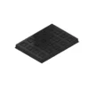 MC-76320 Conductive Tray Insert for 7mm x 7mm TQFP – Durable and reusable ESD packaging solution.