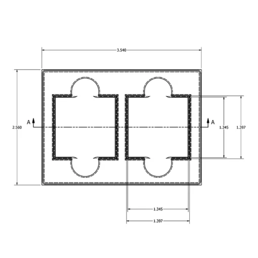 MC-76408 Conductive Tray Insert for 35mm x 35mm LGA - Image 2