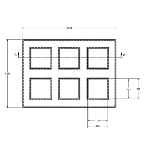 MC-76506 Conductive Tray Insert for 19mm x 19mm BGA - Image 2