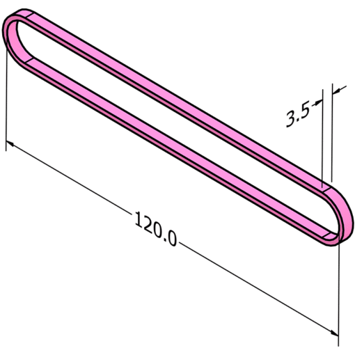 Antistatic Rubber Band MC-ASRB2 used for ESD protection in sensitive environments.