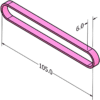 Essential Antistatic Rubber Band MC-ASRB5 used for ESD protection in sensitive environments.