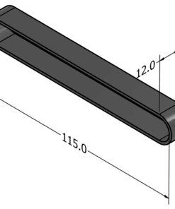 Conductive Rubber Band MC-CRB10 used for static protection in sensitive environments.