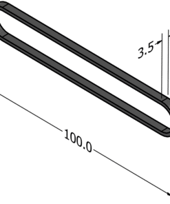 Conductive Rubber Band MC-CRB4 used for static protection in sensitive environments.