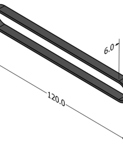 Conductive Rubber Band MC-CRB5 used for static protection in sensitive environments.