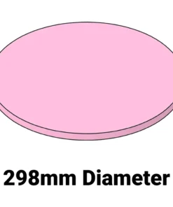 Soft Wafer Cushion MC-298AFD – 298mm diameter 6.35mm thick foam cushion for wafer systems