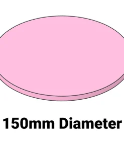 Soft Wafer Cushion MC-150AFD – 150mm diameter 6.35mm thick foam cushion for wafer systems