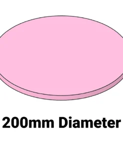 Soft Wafer Cushion MC-200AFD – 200mm diameter 6.35mm thick foam cushion for wafer systems