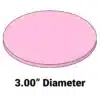 Soft Wafer Cushion MC-3AFD – 3-inch diameter 0.25-inch thick foam cushion for wafer systems