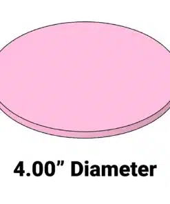 Soft Wafer Cushion MC-400AFD – 4-inch diameter 0.25-inch thick foam cushion for wafer systems