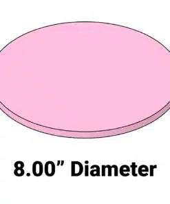 Soft Wafer Cushion MC-8AFD – 8-inch diameter 0.25-inch thick foam cushion for wafer systems