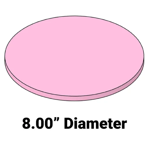 Soft Wafer Cushion MC-8AFD – 8-inch diameter 0.25-inch thick foam cushion for wafer systems