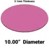 Firm Wafer Cushion MC-10AFDF-1/8 – 10” Diameter x 0.125” Thick Foam Cushion for Wafer Systems