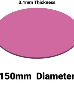 Firm Wafer Cushion MC-150AFDF-1/8 – 150mm Diameter x 3.1mm Thick Foam Cushion for Wafer Systems