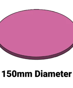 Firm Wafer Cushion MC-150AFDF – 150mm Diameter x 6.35mm Thick Foam Cushion for Wafer Systems