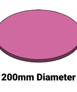 Firm Wafer Cushion MC-200AFDF – 200mm Diameter x 6.35mm Thick Foam Cushion for Wafer Systems