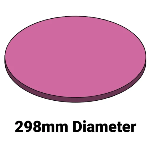 Firm Wafer Cushion MC-298AFDF-1/4 – 298mm Diameter x 6.35mm Thick Foam Cushion for Wafer Systems