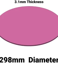 Firm Wafer Cushion MC-298AFDF – 298mm Diameter x 3.1mm Thick Foam Cushion for Wafer Systems