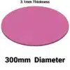 Firm Wafer Cushion MC-300AFDF – 300mm Diameter x 3.1mm Thick Foam Cushion for Wafer Systems