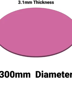 Firm Wafer Cushion MC-300AFDF – 300mm Diameter x 3.1mm Thick Foam Cushion for Wafer Systems