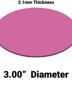 Firm Wafer Cushion MC-3AFDF-1/8 – 3” Diameter x 0.125” Thick Foam Cushion for Wafer Systems