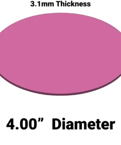 Firm Wafer Cushion MC-400AFDF-1/8 – 4.00” Diameter x 0.125” Thick Foam Cushion for Wafer Systems