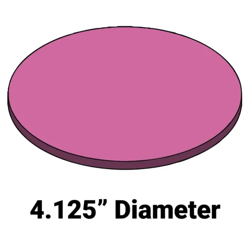 Firm Wafer Cushion MC-418AFDF – 4.125” Diameter x 0.25” Thick Foam Cushion for Wafer Systems