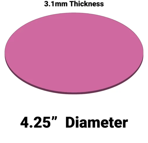 Firm Wafer Cushion MC-4AFDF-1/8 – 4.25” Diameter x 0.125” Thick Foam Cushion for Wafer Systems