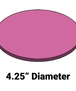 Firm Wafer Cushion MC-4AFDF – 4.25” Diameter x 0.25” Thick Foam Cushion for Wafer Systems