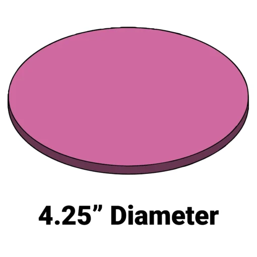 Firm Wafer Cushion MC-4AFDF – 4.25” Diameter x 0.25” Thick Foam Cushion for Wafer Systems