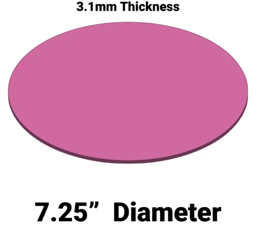 Firm Wafer Cushion MC-725AFDF-1/8 – 7.25” Diameter x 0.125” Thick Foam Cushion for Wafer Systems