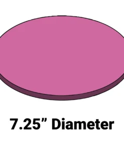 Firm Wafer Cushion MC-725AFDF – 7.2” Diameter x 0.25” Thick Foam Cushion for Wafer Systems