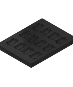 MC-76344 Conductive Tray Insert for 28 Lead 300 Mil SOIC – Durable and reusable ESD packaging solution.