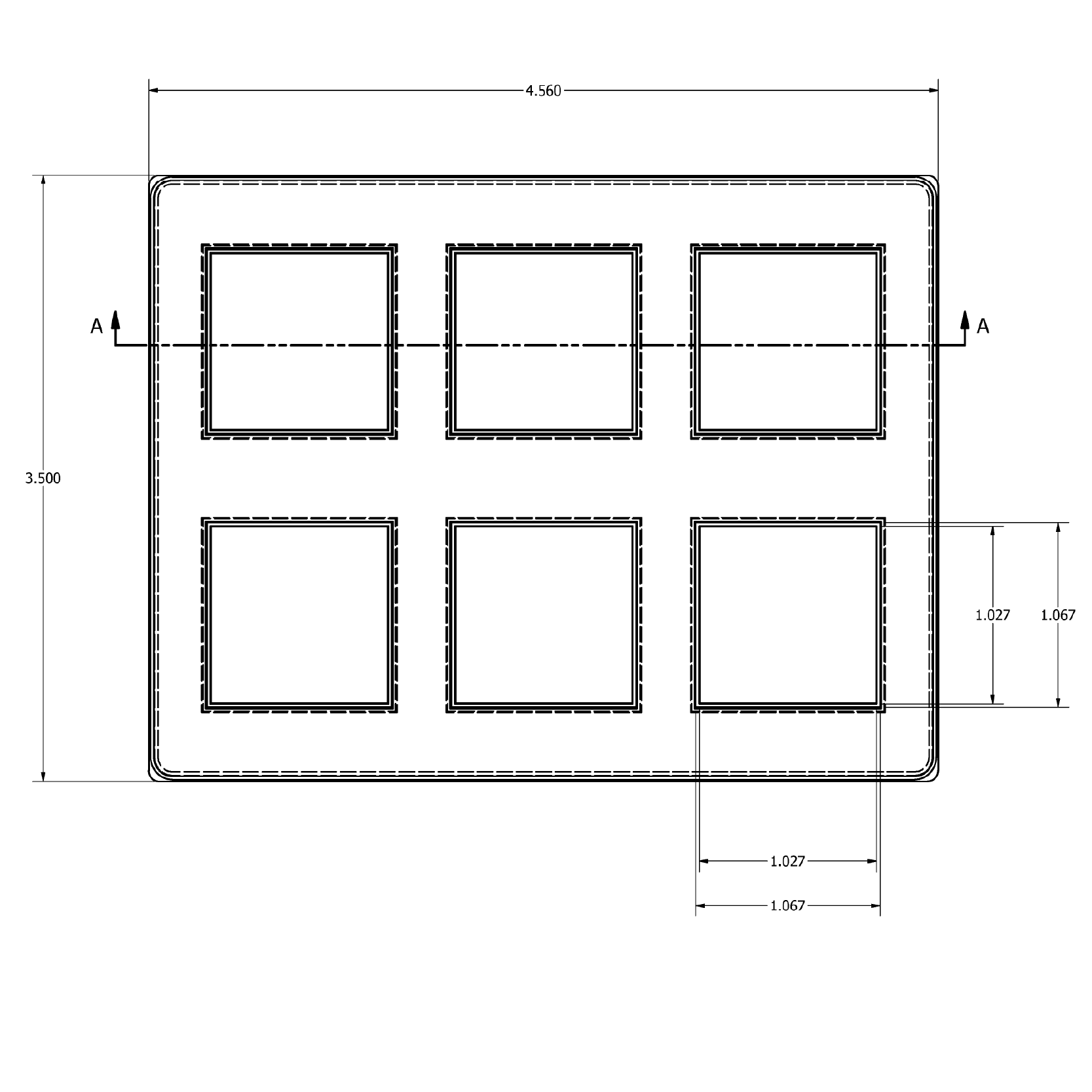 MC-76375 Conductive Tray Insert for 27mm x 27mm BGA ) - Image 2