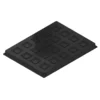 MC-76411 Conductive Tray Insert for 10mm x 10mm QFP – Durable and reusable ESD packaging solution.