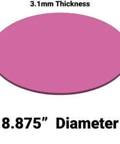 Firm Wafer Cushion MC-8875AFDF-1/8 – 8.875” Diameter x 0.125” Thick Foam Cushion for Wafer Systems