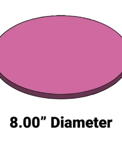 Firm Wafer Cushion MC-8AFDF – 8” Diameter x 0.25” Thick Foam Cushion for Wafer Systems