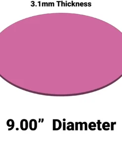 Firm Wafer Cushion MC-9AFDF-1/8 – 9” Diameter x 0.125” Thick Foam Cushion for Wafer Systems