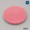 8 Inch Soft Wafer Cushion Foam Disc manufactured from pink open-cell antistatic foam for semiconductor wafer packaging